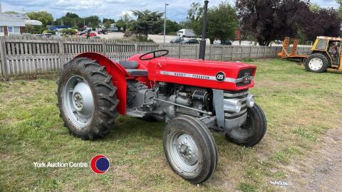 Massey Ferguson 135 tractor running with V5 in office, 1967, key in office