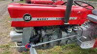 Massey Ferguson 135 tractor running with V5 in office, 1967, key in office - 3