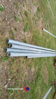 5 x galvanized round tube 115mm dia L 6m - 2