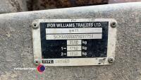 Ifor Williams 14ft flat bed trailer with ramps, winch remote and ramps in office - 8
