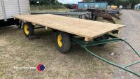 4 wheeled trailer/ new floor. Ideal shepherds hut project