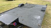 Universal 10ft x 6ft 4in braked trailer, storage box fitted, 18mm ply floor, good tyres - 5