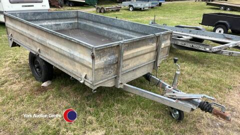 Graham Edwards 8 x 5 drop side single axle trailer