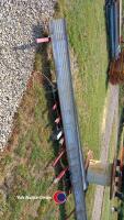 2 x alloy delivery pipe carriers with brackets - 2