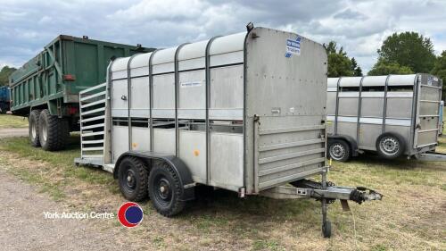 Ifor Williams twin wheel trailer with sheep deck