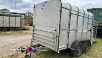Ifor Williams twin wheel trailer with sheep deck - 2