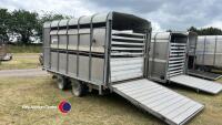 Ifor Williams DP120 12ft livestock trailer c/w sheep decks - 3