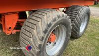 14T tipping trailer, spring drawbar, hyd brakes, 550 45 22.5 tyres, rams are dry no leaks, LED lights - 6