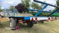 Bale trailer, 25ft, super singles, brakes - 4