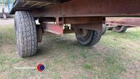 Bale trailer, 25ft, super singles, brakes - 5