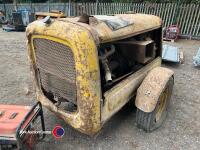 Air compressor with industrial fordson major engine, running order - 2