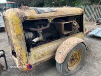Air compressor with industrial fordson major engine, running order - 3