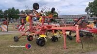 Pottinger 8 rotor trailed tedder, pto in office