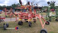Pottinger 8 rotor trailed tedder, pto in office - 2