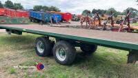 Bailey 28ft 12T flatbed trailer, hydraulic brakes, 340/65 r18 tyres, 2008 - 3