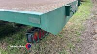 Bailey 28ft 12T flatbed trailer, hydraulic brakes, 340/65 r18 tyres, 2008 - 4