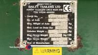 Bailey 28ft 12T flatbed trailer, hydraulic brakes, 340/65 r18 tyres, 2008 - 6