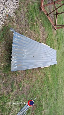 15 x lengths corrugated roofing sheets, approx 9ft -13ft