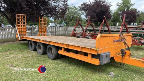 Chieftain tri axle low loader trailer