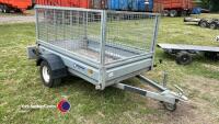 Indespension 6 x 4 trailer, 750kg, c/w ramp door and mesh kit. 2020
