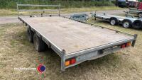 14ft x 6ft 9ins trailer with loading ramps and LED lights - 3