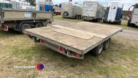 4 wheel flat car trailer - 4