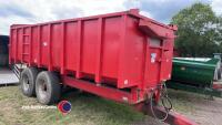 Triffitt 12T grain trailer, manual door, 1991, gc - 2