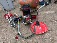 Backpack rotavator, strimmer, hedge trimmer, mower and edger - 3