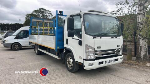 2019 Isuzu Forward N75.190 5.2L Auto Euro 6, double drop side body with large remote tail lift, 3 Seat Cab with reverse camera, MOT 31/03/2026 , 92222 miles, 1 former keeper, HPi clear, V5 in office, key and handset in office