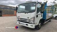 2019 Isuzu Forward N75.190 5.2L Auto Euro 6, double drop side body with large remote tail lift, 3 Seat Cab with reverse camera, MOT 31/03/2026 , 92222 miles, 1 former keeper, HPi clear, V5 in office, key and handset in office - 2