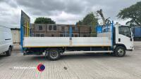 2019 Isuzu Forward N75.190 5.2L Auto Euro 6, double drop side body with large remote tail lift, 3 Seat Cab with reverse camera, MOT 31/03/2026 , 92222 miles, 1 former keeper, HPi clear, V5 in office, key and handset in office - 9