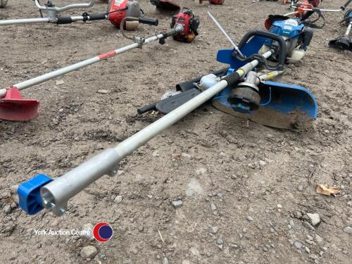 Hyundai combi set (chain saw, hedge cutter, strimmer head, brushcutter and extension pole), gwo