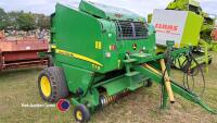 John Deere 578 baler, rotorfeed with knives, control box in office, 2005 - 2