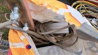Opico Hatzenbichler Pneumatic seeder Air 8, 6 outlets, was fitted to 3m Sumo. Suitable small seeds inc electronic box - 3