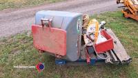 Opico Hatzenbichler Pneumatic seeder Air 8, 6 outlets, was fitted to 3m Sumo. Suitable small seeds inc electronic box - 5