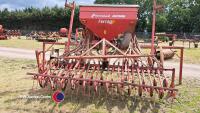 Accord DA 3m drill on cx disc coulters, following harrow and pre em markers, control box in office - 3