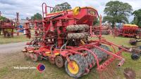 Vaderstad Rapid 4m corn drill, radar metering system, lots of new wearing parts, good working order, red control box, bag and manual in office - 6