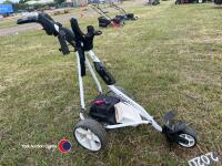 Electric golf trolley and battery - 2