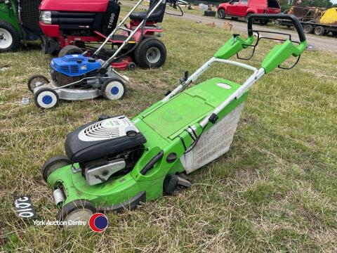 Viking mower c/w grass box, good runner but no drive