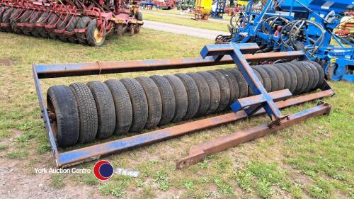 Sumo trailed tyre press