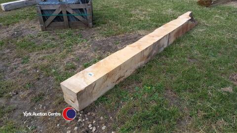 11ft long Sycamore beam 10 1/2in x 10 1/2in