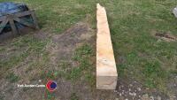 11ft long Sycamore beam 10 1/2in x 10 1/2in - 2