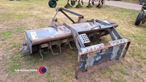 Alitec TL 73 skid steer hydraulic rotavator modified for 3 point linkage, to include skidsteer mount to alter back if req.