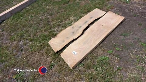 2 x Ash offcuts 5ft long x 12in wide
