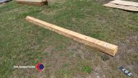 12ft long beam 6in x 6in - 3