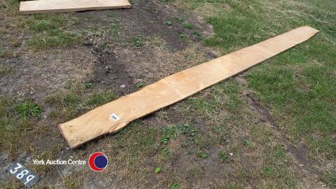 15ft long board 1in thick 12 1/2in wide