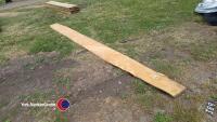 15ft long board 1in thick 12 1/2in wide - 3