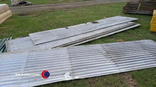 25 x aluminium roofing sheets