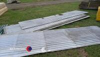 25 x aluminium roofing sheets