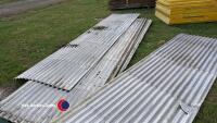 25 x aluminium roofing sheets - 2